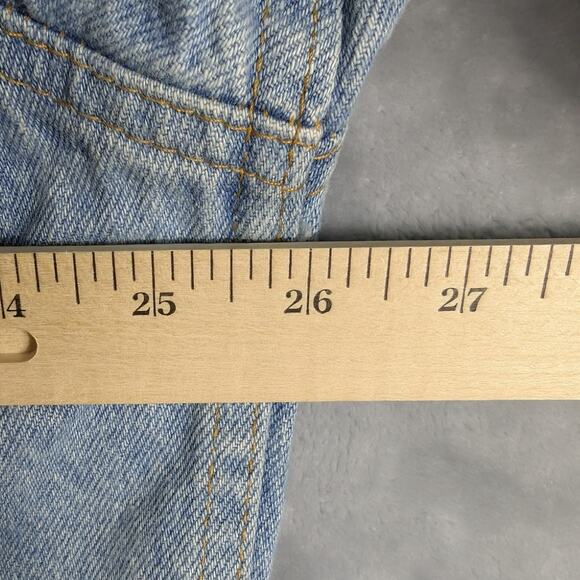 Vintage TYCA Cat Jean Jacket Mens Extra Large Cotton Made in USA Lt Wash Denim - Picture 10 of 11